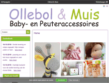 Tablet Screenshot of ollebolenmuis.nl